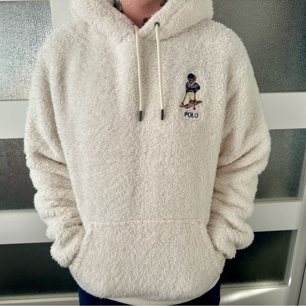BNWOT RALPH LAUREN POLO TEDDY FLEECE HOODIE